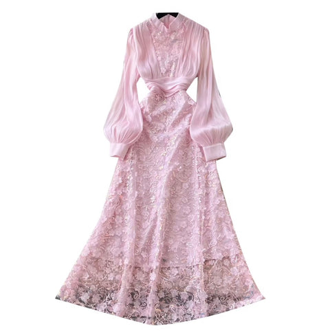 Sequined Beaded Embroidery Dress