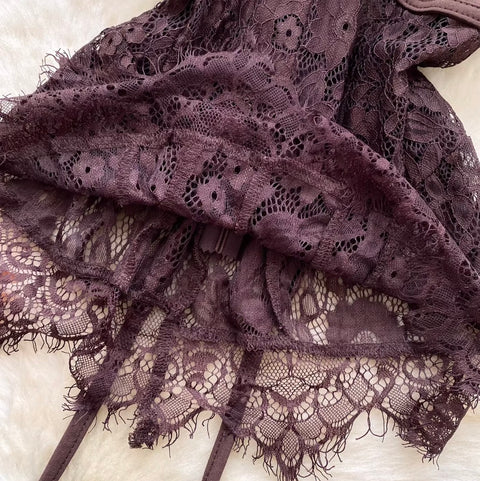 Lace Patchwork Short-sleeve T-shirt