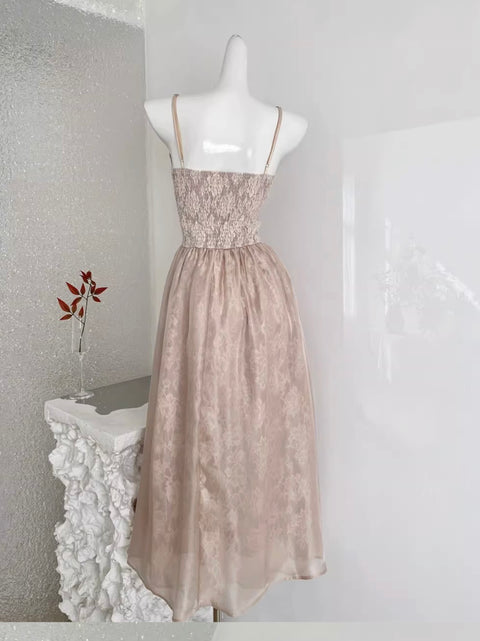 Rose Lace Crochet Slip Dress