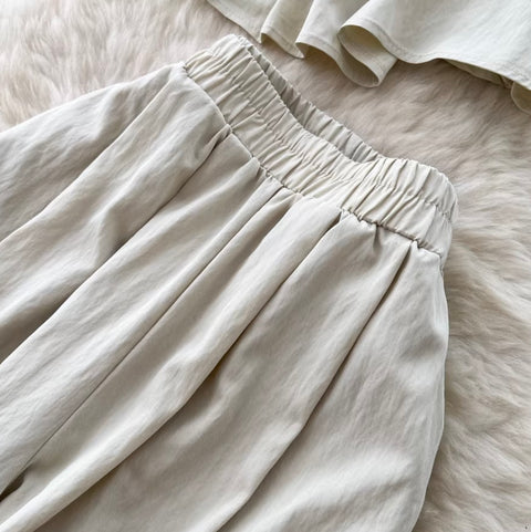 Simple Design Camisole & Pants Casual 2Pcs