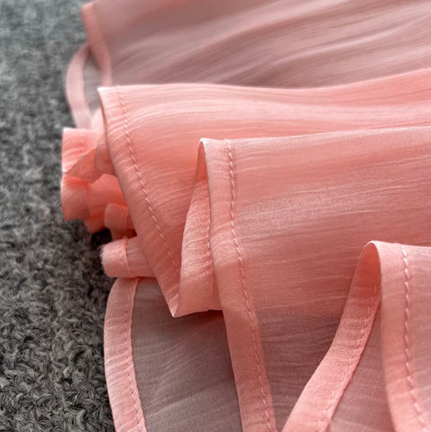 Sweetie Flared Sleeve Ruffled Dress