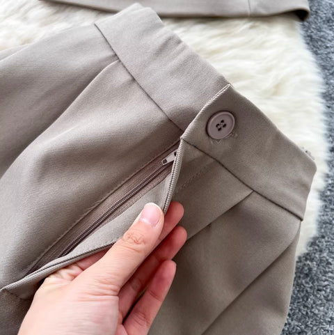 Korean Style Waistcoat & Trousers 2Pcs