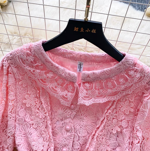 Crochet Soft See-through Cardigan