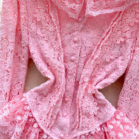 Crochet Soft See-through Cardigan