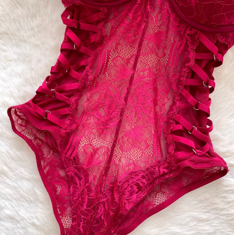 Premium Sexy Lace Slip Jumpsuit