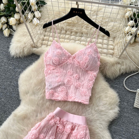 Mesh Camisole & Skirt Fairy 2Pcs