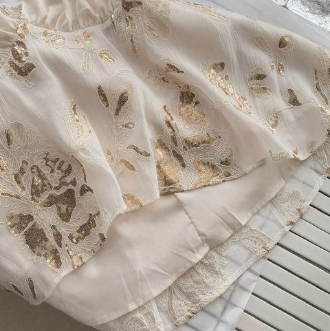 Beaded Embroidery Camisole Top