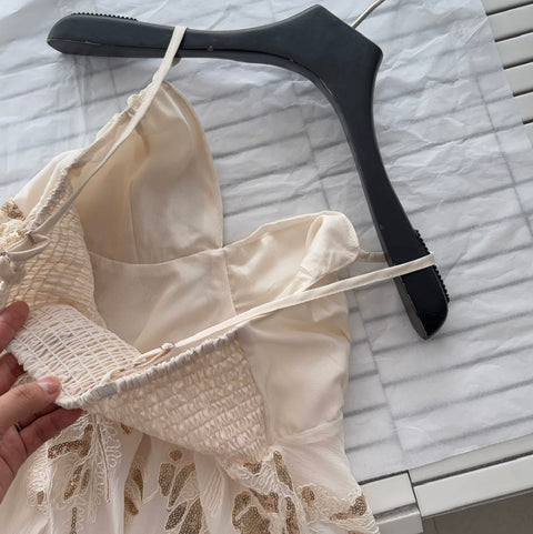 Beaded Embroidery Camisole Top