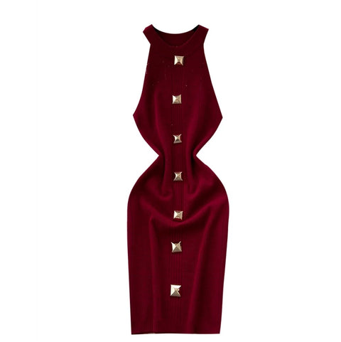 Sexy Slim-fit Knit Halter Dress