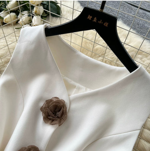 Elegant Vest & Pleated Skirt 2Pcs