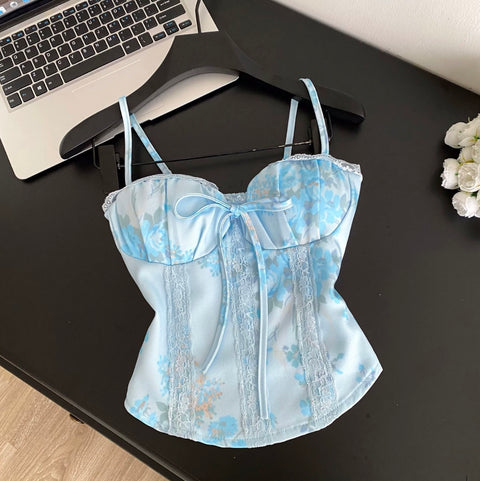 Sweetie Lace Patchwork Floral Camisole