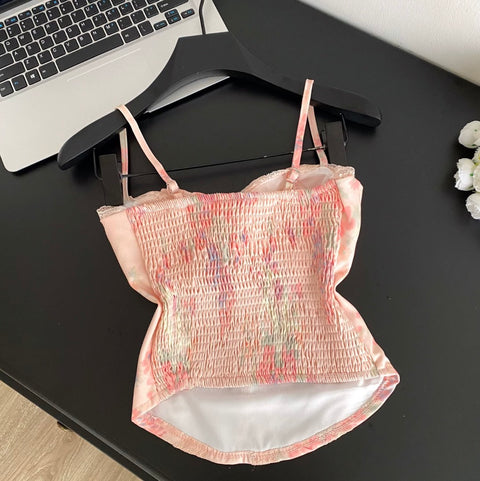 Sweetie Lace Patchwork Floral Camisole