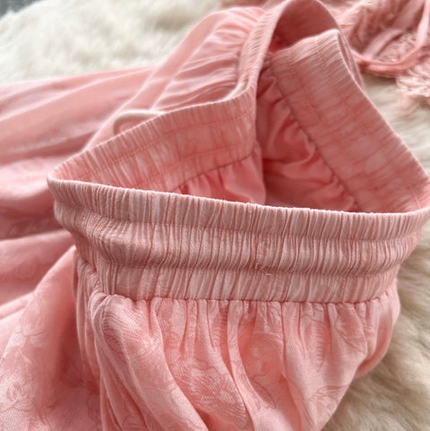 Shirt & Wide-leg Trousers Casual 2Pcs