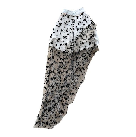 Niche Butterfly Mesh Wrapped Shorts