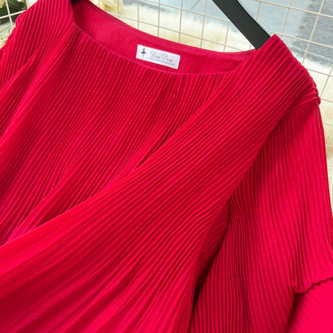 Loose-fit T-shirt & Draped Trousers 2Pcs