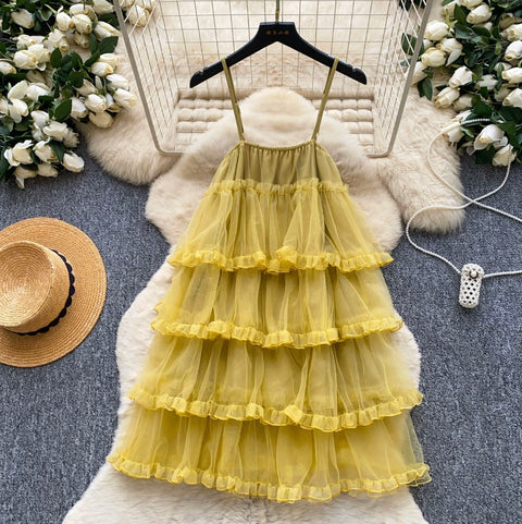 Fairy Layered Cake Slip Dress