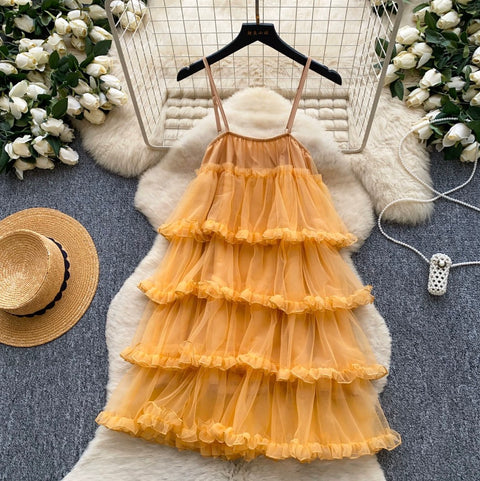 Fairy Layered Cake Slip Dress