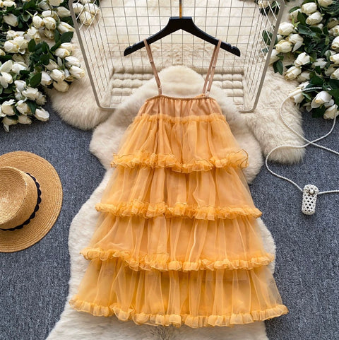 Fairy Layered Cake Slip Dress