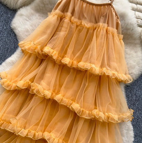 Fairy Layered Cake Slip Dress