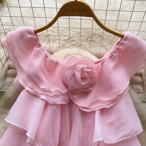 Sweetie 3D Ruffled Top