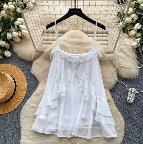 Bohemian Style Ruffled Camisole
