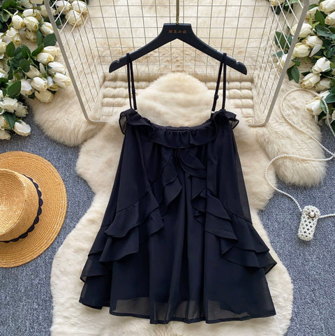 Bohemian Style Ruffled Camisole