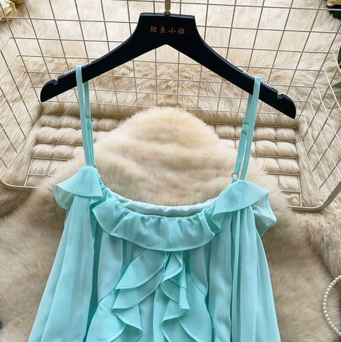 Bohemian Style Ruffled Camisole