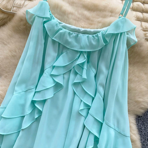 Bohemian Style Ruffled Camisole