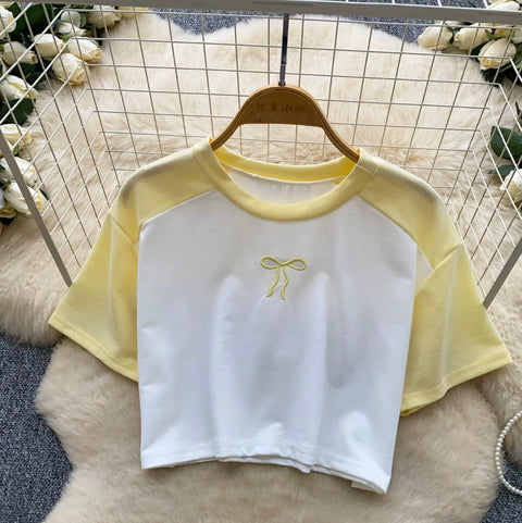 Cute T-shirt & Pleated Skirt 2Pcs