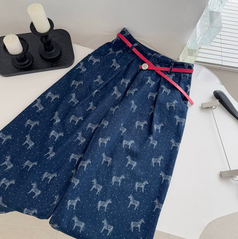 Printed Bustier & Trousers Chic 2Pcs