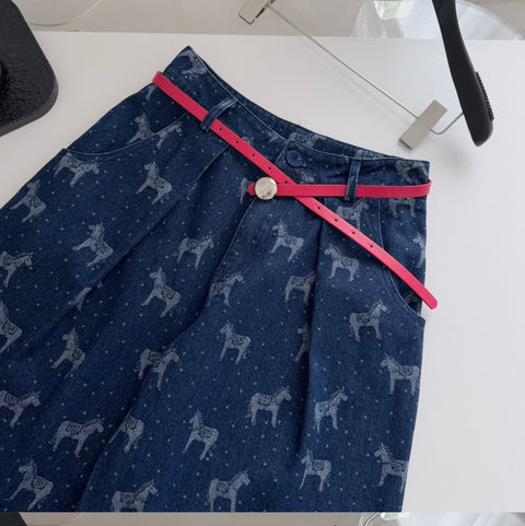 Printed Bustier & Trousers Chic 2Pcs