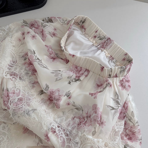 Camisole & Layered Skirt Floral 2Pcs