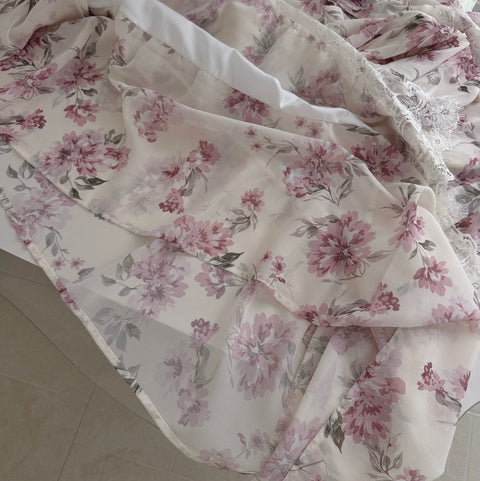 Camisole & Layered Skirt Floral 2Pcs
