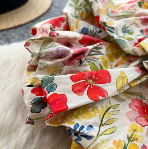 Casual Vest & Shorts Floral 2Pcs