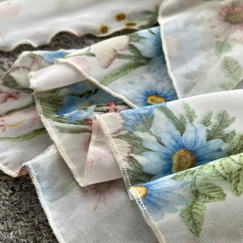 Fairy Floral Ruffeld Slip Dress