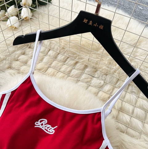 Chic Camisole & Sports Trousers 2Pcs