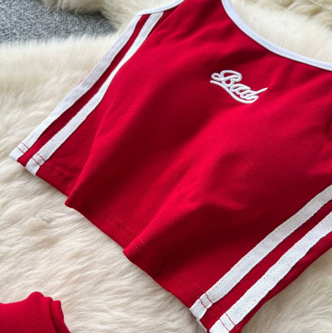 Chic Camisole & Sports Trousers 2Pcs