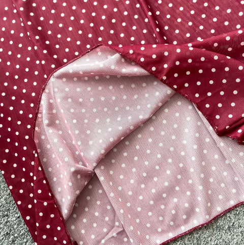 Polka Dot Top & Skirt 2Pcs