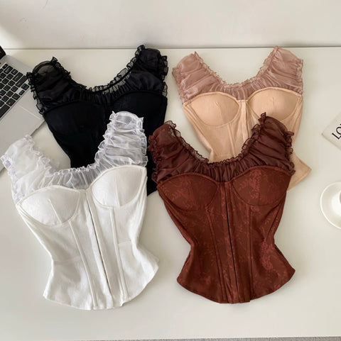 Sweetie Lace Patchwork Shirt