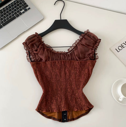 Sweetie Lace Patchwork Shirt