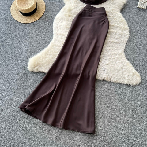 Elegant Vest & Skirt Lace 2Pcs