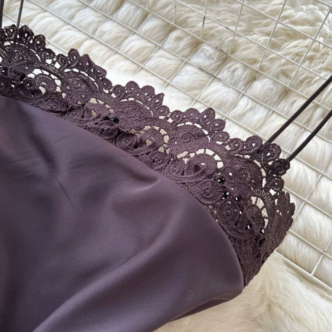 Elegant Vest & Skirt Lace 2Pcs