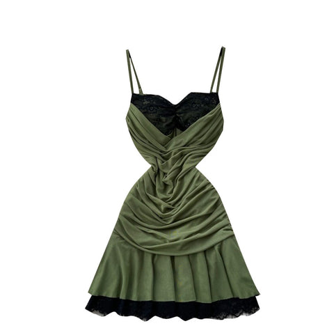 Sexy Lace Patchwork Slip Dress