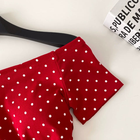Casual Polka Dot Print T-shirt