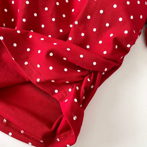 Casual Polka Dot Print T-shirt