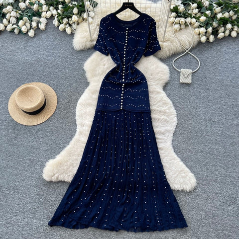 French Style Beaded Dress