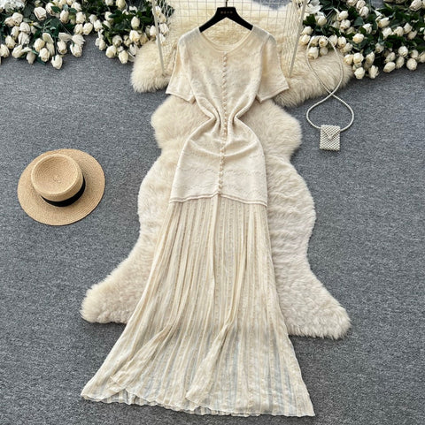 French Style Beaded Dress