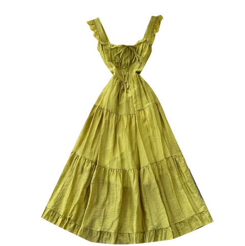 French Style Backless Cake Dress