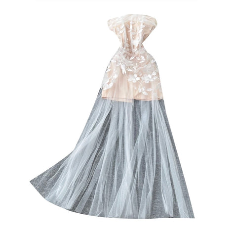Off-shoulder 3d Flower Fairy Dress