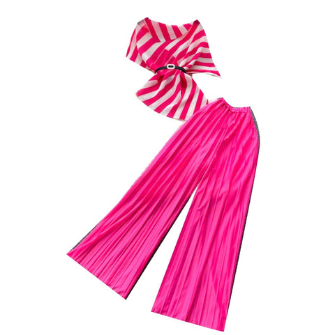 Striped Top & Trousers Casual 2Pcs
